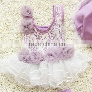 New One Piece Swimming Wear Girl Bathing Suit for Summer Girl Swimming Suit Wholesale Baby Lace Bikini Girl thumbnail-1