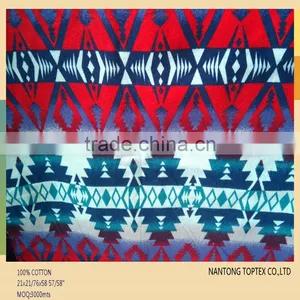 100% Cotton Printed Flannel Fabric for Garment thumbnail-1