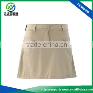 100%cotton Regular Fit Women Grey Color Casual Skirt With Design Logo thumbnail-1