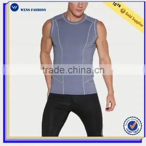 Hot Sale Vest Singlet Custom Embroidered Sportswear Body Building Tank Top Men thumbnail-1
