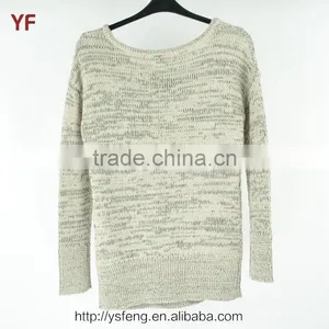 Boat Neck Knitting Pattern 2015 Men's Wool Sweater thumbnail-2