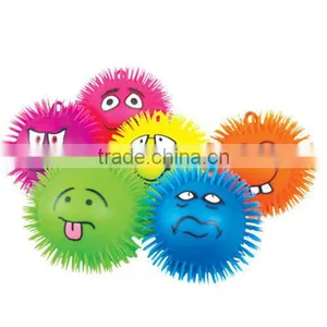 CUSTOM PLASTIC TOY BALL PUFFER WITH FACE thumbnail-1