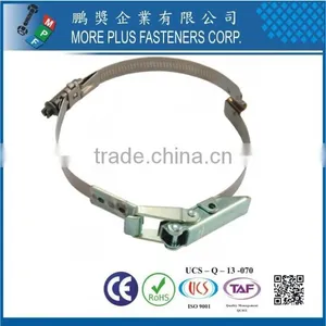 Made in Taiwan Stainless Steel Schlauchklemmen Quick Release Pipe Hose Clamp thumbnail-1