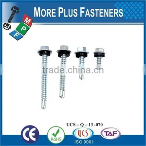 Made In Taiwan Galvanised Hex Washer Head for All Metal / Tek Screws Self Drilling Screws thumbnail-6