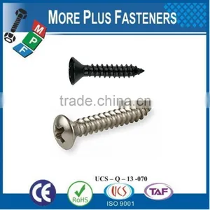 Made in Taiwan Phillips Recess Oval Countersunk Head Tapping Screw thumbnail-4
