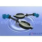 Good Seal Performance GG25 / GGG40 / GGG50 Body Wafer Butterfly Valve Extended Bonnet thumbnail-1