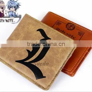 Death Note PU Wallet Cosplay L Purse Costume Accessory Wallet Short Wallet Hight Quality thumbnail-1