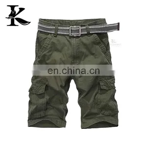 Wholesale Cotton Mens Cargo Shorts Manufacturing Summer Workwear Camouflage With Belt thumbnail-1