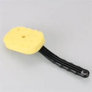 Plastic Wheel Car Wash Brush With TPR Handle Car Clean Tire Brush thumbnail-3