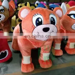 Hot Sale Coin Operated Riders In Car Motorized Plush Riding Animals Stuffed 2016 Zoo Animal Scooter Electric Animal Ride On Toys thumbnail-5