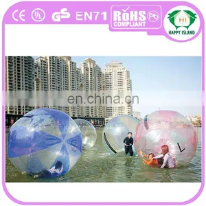 HI 2m DIA 1.0mm Inflatable Water Ball Water Walking Ball For Rental thumbnail-1