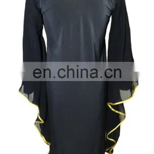 Plain Lycra Stretchable Burqa Abaya / Saudi Arabia Abaya 2017 (dubai Abaya 2017) thumbnail-6