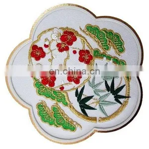 Embroidery Style of the Felt Coasters thumbnail-1