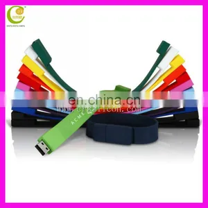 Promotional Wholesale Colorful Custom Silicone Usb Wristband 4gb Flash Drive With Free Sample thumbnail-5