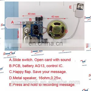 Tact Switch Trigger Pre-recordable Sound Module thumbnail-6