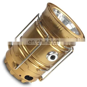 Emergency Solar Li Battery Outdoor Sport Fishing Lantern LED Camping Light With Torch thumbnail-2