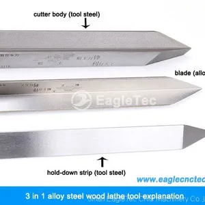 Wood Lathe Parting Tool 3 in 1 HSS Cutters thumbnail-2