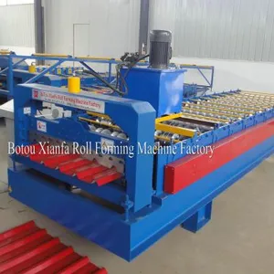 Artifical Colourful Roof Tile Plate Forming Machine thumbnail-2