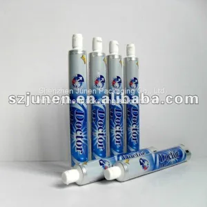 Empty Aluminum Plastic Toothpaste Tube Container thumbnail-1