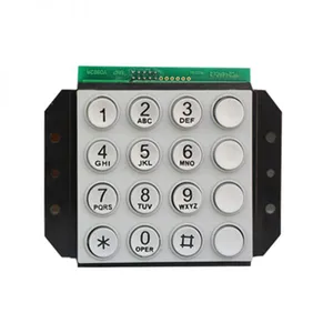 Vandal Proof and Waterproof Stainless Steel Metal Keypad thumbnail-3