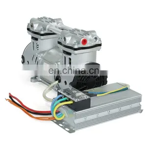 Global Quality DC 24V Two Stage Portable Oil Free Piston Vacuum Pump thumbnail-4