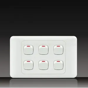 Push Button Wall Switch Socket Digit Telephone Socket With Data Socket thumbnail-1
