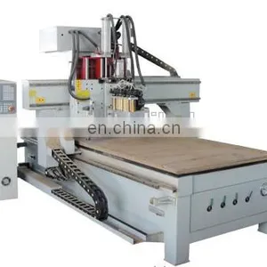 4*8 Italy HSD Boring Unit and Boring Head With Saw ATC Milling Woodworking Engraving Auto Tool Change Router thumbnail-3