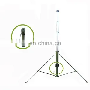 12m Winch Car tv Antenna Installation Tower thumbnail-5