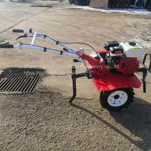 With Single Cylinder Small Hand Tractor Gasoline & Diesel Mini Cultivator thumbnail-1