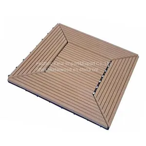 WPC Interlocking DIY Decking/ Deck Tile 300x300mm thumbnail-2