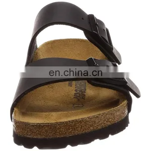Classic Cork Stock Arizona Unisex Leather Sandal Custom Casual Wear Amazon Cork Outdoor Beach Sandals Slippers thumbnail-2