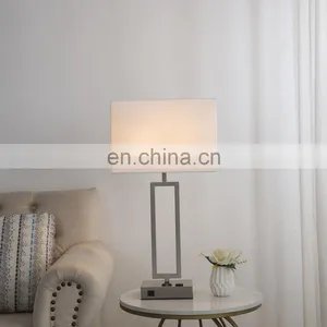 Modern Minimalist Hotel Table Lamp American Hotel Room Lobby Lamp Three Socket Lamp thumbnail-1