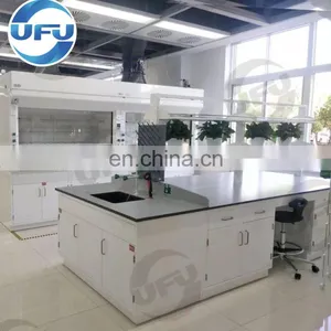 Laboratory Furniture Chemical Multidoor Cabinet Central Workbench thumbnail-1