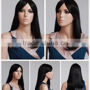 0041B Fashionable Smooth New Natural Curl Human Hair Half Wig thumbnail-1