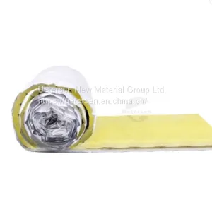 Foil Glass Wool, Fiber Glass Wool, Insulation Glass Wool Board Roll thumbnail-1