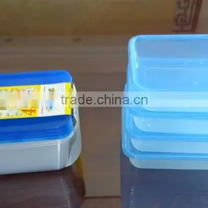 Cheap Price 4 Pcs Set Plastic Rectangular Food Storage Container thumbnail-1