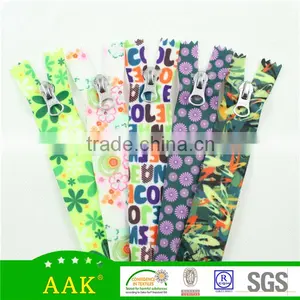 5# Nylon Fancy Waterproof Closed End Zipper Printed Zipper Tape thumbnail-1