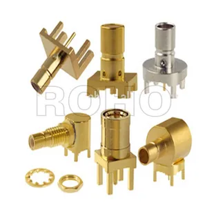 High Quality RF Coaxial SMB Female Jack Connector for PCB Mount thumbnail-1