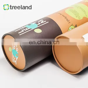 Custom Logo Big and Long Size Yoga Mat Cardboard Tube Box Packaging thumbnail-4