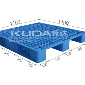 High-density Virgin PE 1111C WGCZ PLASTIC PALLET（BUILT-IN STEEL TUBE）china Manufacturer thumbnail-1