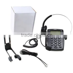 Est Selling Call Center Communication Dial Pad Headset Telephone & Headphone Telephones With Rj11 Plug thumbnail-3
