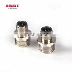 Circular Connector Male For Power Signal Connection M12 Waterproof 5 Pin 4pin Circular Cable Connector thumbnail-1