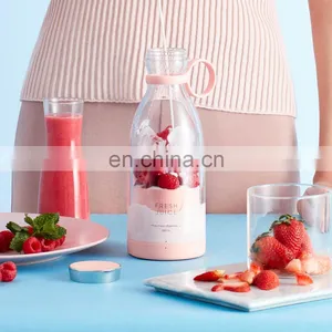 Wireless Charging Portable Automatic Battery Handheld Fruit And Vegetables Smoothie Cup Mini Juicer Food Blender thumbnail-1