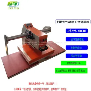 Top Line T-shirt Air Pressure Stamping Machine Silicone Cloth Foaming Machine Constant Jun Top Slide Clothing Stamping Machine thumbnail-1