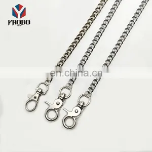 Professional China Manufacturer Metal Pocket Wallet Chain Trigger Snap Key Ring Keychain thumbnail-5