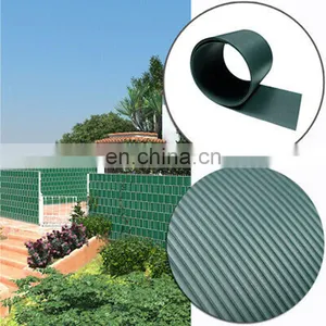 Custom PVC Zaun Streifen Hart Fence Privacy Protection Hard Pvc Strip Screen Fence 19cm*252cm,1450gsm thumbnail-3