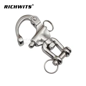 304/316 Stainless Steel Swivel Jaw Snap Shackle thumbnail-3