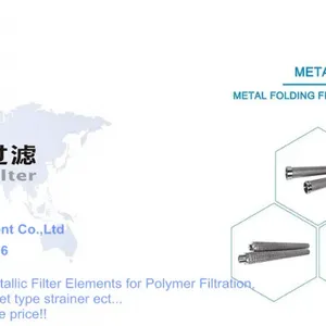 Cleanable Metallic Filter Cartridges and Elements Candle Filter Element for Polymer Industry thumbnail-5