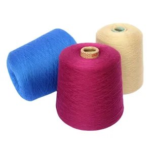 Factory Direct Sales of White 100% Combed Dense Cotton Ring Yarn for Knitting and Weaving thumbnail-4