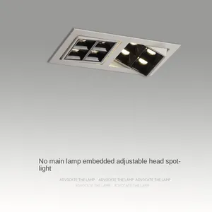 Doudan Lamp Spot Light Double Head, One Head, Three Head Doudan Lamp Opened Embedded 816 Series Ceiling Grille Tube Light thumbnail-1